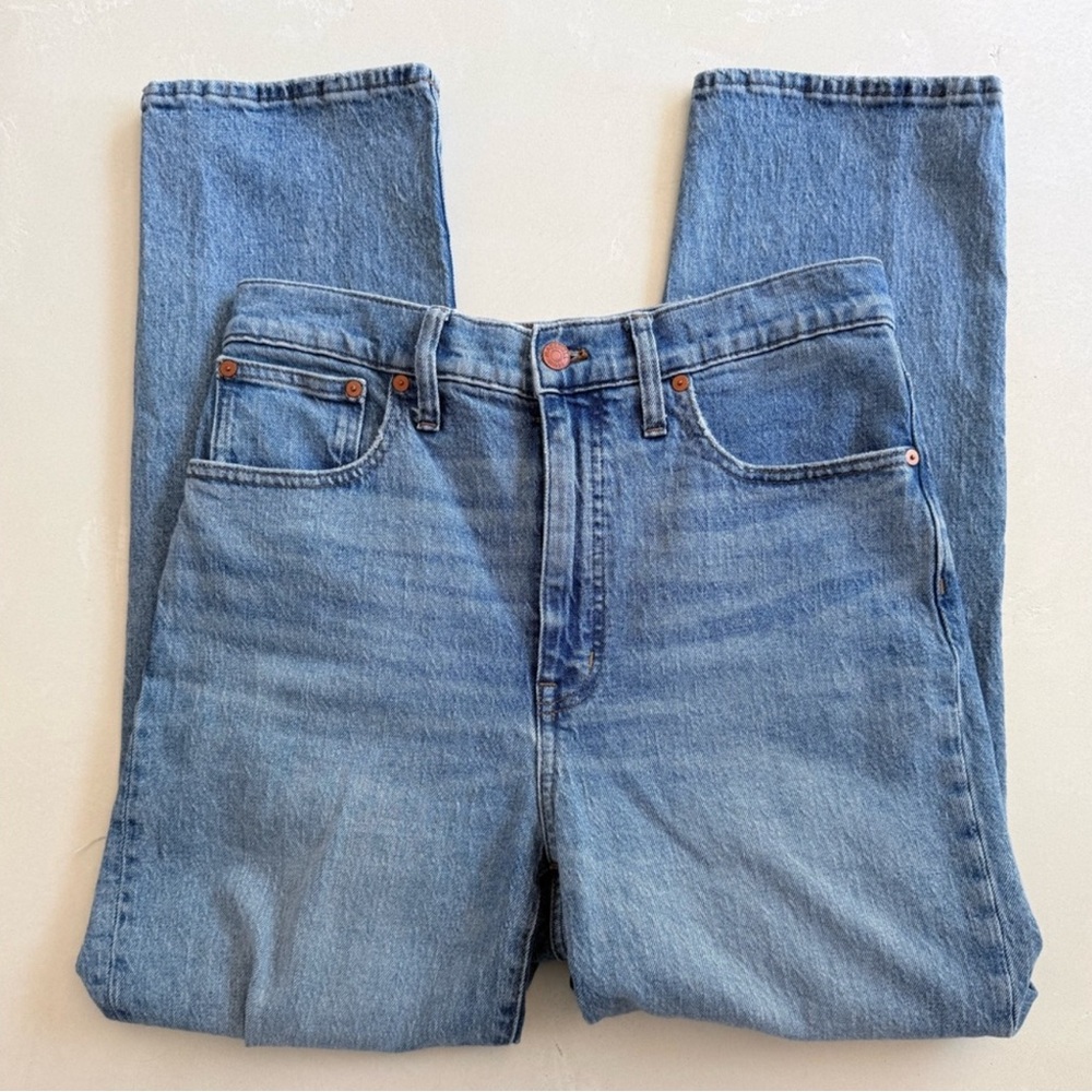 Madewell Distressed Perfect Vintage Straight Jean 29